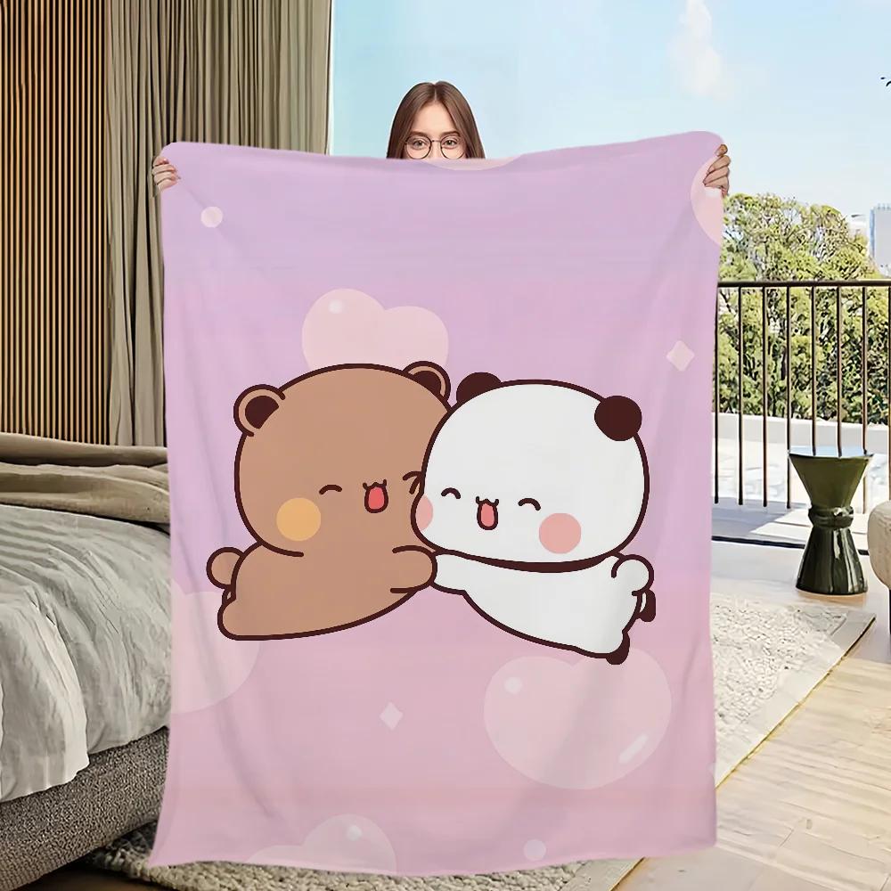 Cartoon Four Seasons Warm Soft Plush Blanket for Sofa Living Room Office Bedroom Travel Gift