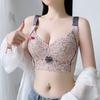 Underwear Women's Summer Thin Women's Bra No Steel Hoop Collar Bra Collection Accessory Breasts Anti Sagging Large Size Bra