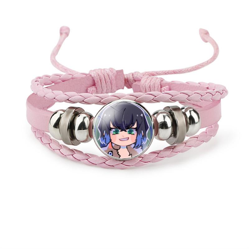 

Аниме Истребитель Демонов Регулируемый Браслет Женские Аксессуары для Одежды Подарок Ювелирные Изделия розовый