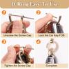 Leather Wristlet Keychain Inch Car Key Chain Holder with Key Ring Key Lanyard Wristband for Women and Men ID Badge Card Wallet Black [uxcell] 5.5