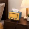 Square Paper Storage Box Phone Holder Tissue Dispenser TV Desktop Tissue Box  Household