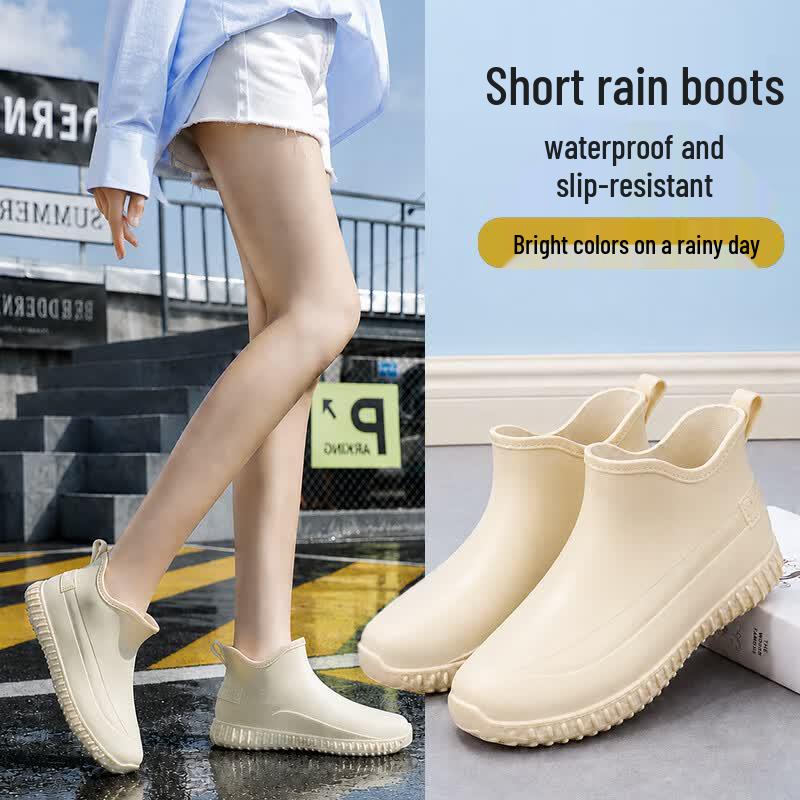 FOOTOPPO Women s Low-Top Rain Boots 37
