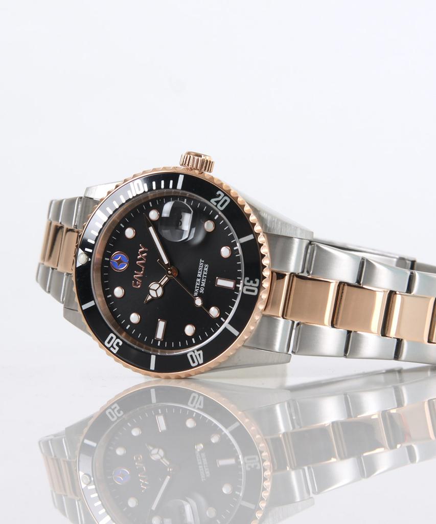 Gaelleogsi 5 Atm Men'S Metal Wristwatch Qt7013Ce