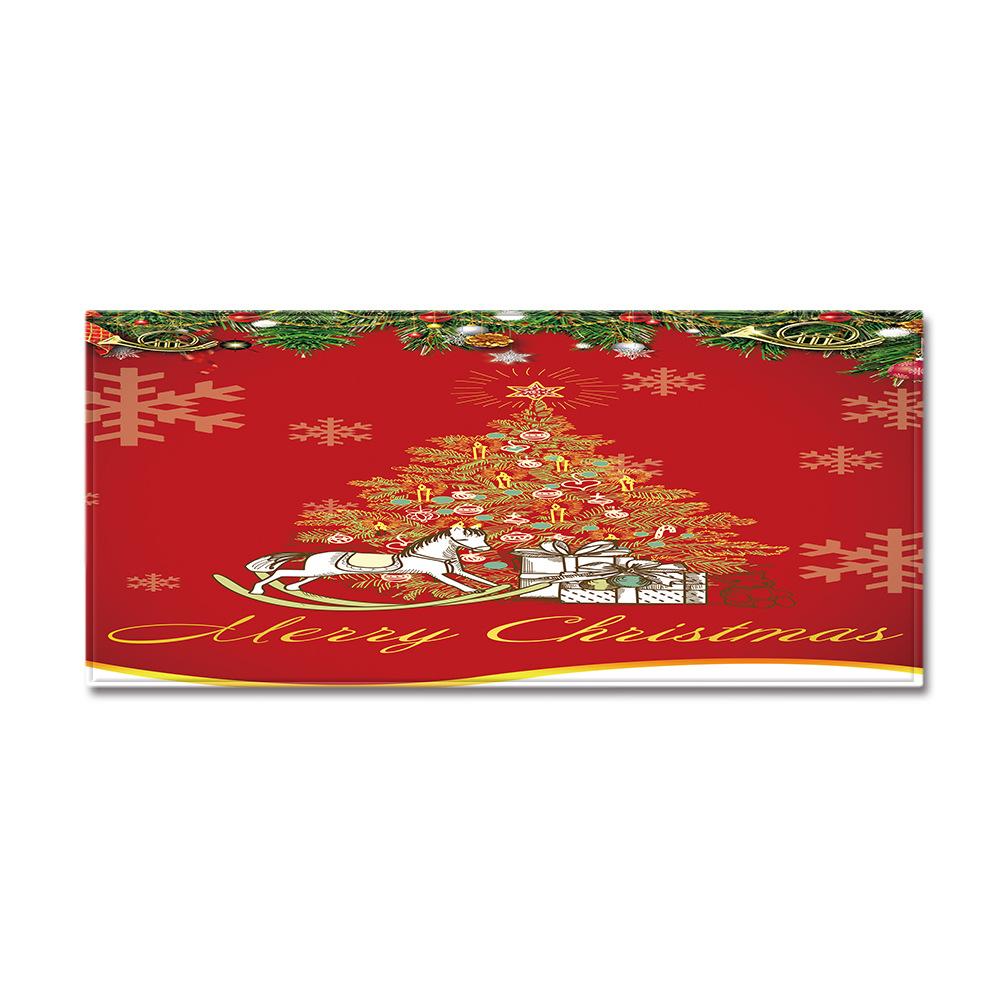 Christmas Kitchen Sand Carpet Doormat Long Floor Mat