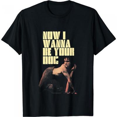 Iggy & The Stooges Unisex Adult Wanna Be Your Dog Cotton T-Shirt
