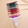 4Pcs/Set Sexy Lace Panties Women Elastic Hollow Out Transparent G-string Thong Female Lace Underpants Perspective Sexy Intimates