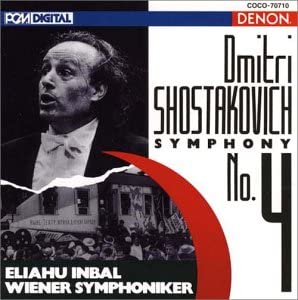 

CD INBAL (ELIAHU) - Shostakovich: Symphony No. 4 COCO70710 Japan Classical