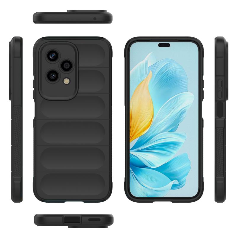Für Huawei Honor 200 Lite 5G Rückseite Telefonhülle Weiches Flüssigsilikon Anti-Fall Stoßfest Schützen Funda Coque Hüllen