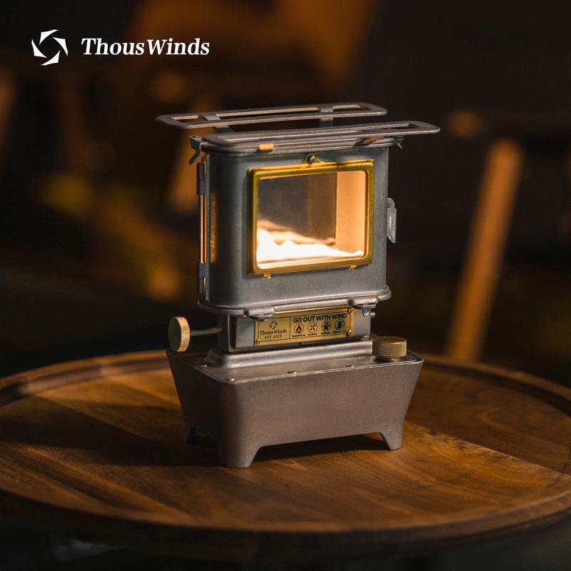 Thous Winds Firedance Oil Lamp Stove Portable Outdoor Retro Camping Lantern Emotion Lights Burner Stove Camping Supplies