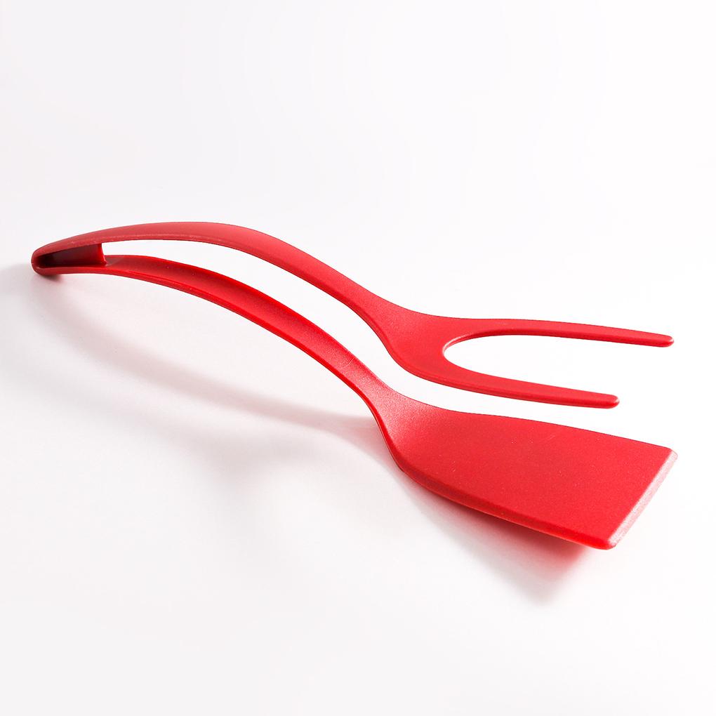 Multi-functional Cooking Tool Fried Egg Tongs For Easy Flipping 2 In 1 Spatula Tongs
