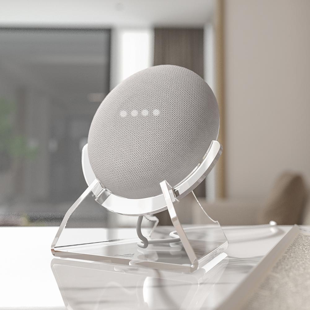 Upright Stand Acrylic Speaker Stand Speaker Holder for Nest Mini Speaker