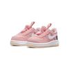 Nike Air Force 1 Toggle SE Low top Skateboard Shoes Pink White Infant And Toddler DB1819-600