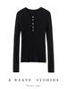 100% Pure Cashmere Women's Slimming Round Neck Pullover - Fine-spun Knitwear for Autumn/Winter