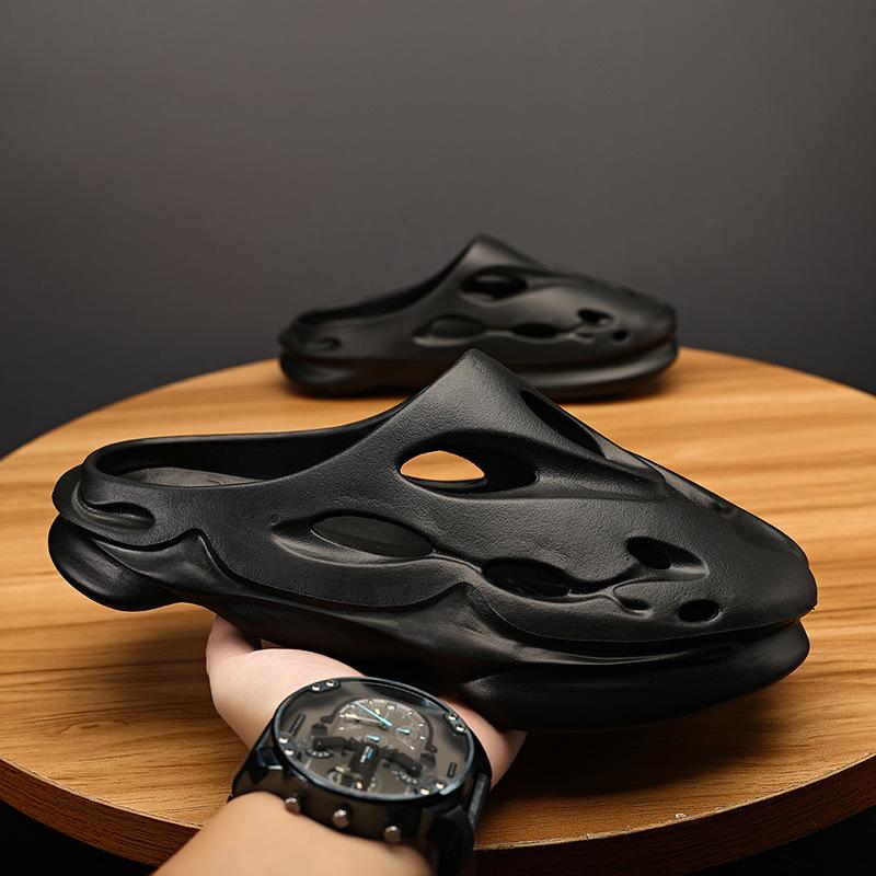 Mode 2024 Neue Herrenschuhe Leichte Weiße Sandalen Hausschuhe Leichtgewicht Freizeit Luxussandalen Innen- und Außenbereich Strandschuhe