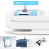 Beginner-friendly Electronic Sewing Machine with 12 Stitch Types, Reverse Stitch Function, 2-way Power Supply, 42-piece Sewing Kit Included, Adjustabl