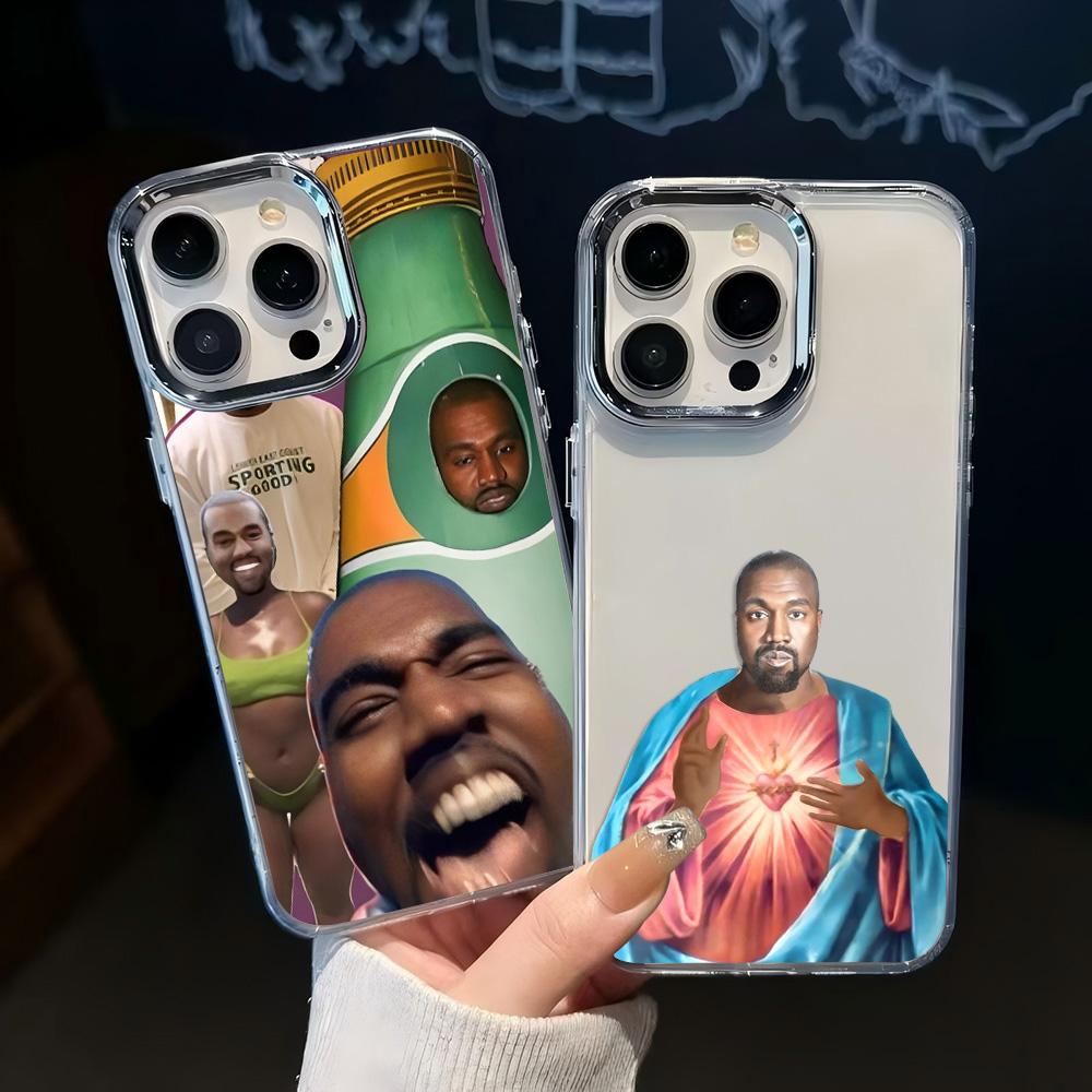 HOT Kanye West YE Funny Phone Case For iPhone 17e 17 16e 16 15 14 13 12 11 mini Pro Max X XR XSMAX Air Plus Transparent Cover