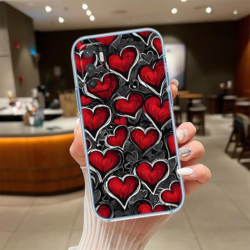 

UP17 Calm Heart Transparent Phone Case for Samsung Galaxy A04 A04S A14 A23 A34 A54 M23 M33 M52 M53 Galaxy M52 5G