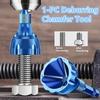 1pc Heavy-Duty Hex Deburring & Chamfer Tool with Precision Hex Shank – Screw/Bolt Repair, Trimming & Countersinking