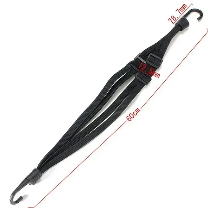 Motorcycle Luggage Strap Helmet Fixed High Elasticity Straps Retractable Elastic Buckle Rope Motorbike Durable Bike Helmet Net