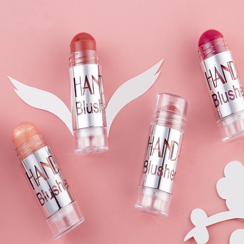 Symphony Lip Cheek Stick Blush Lipstick Highlight Stick Facial Contour Brightening Soft and Delicate Color Rendering Portable