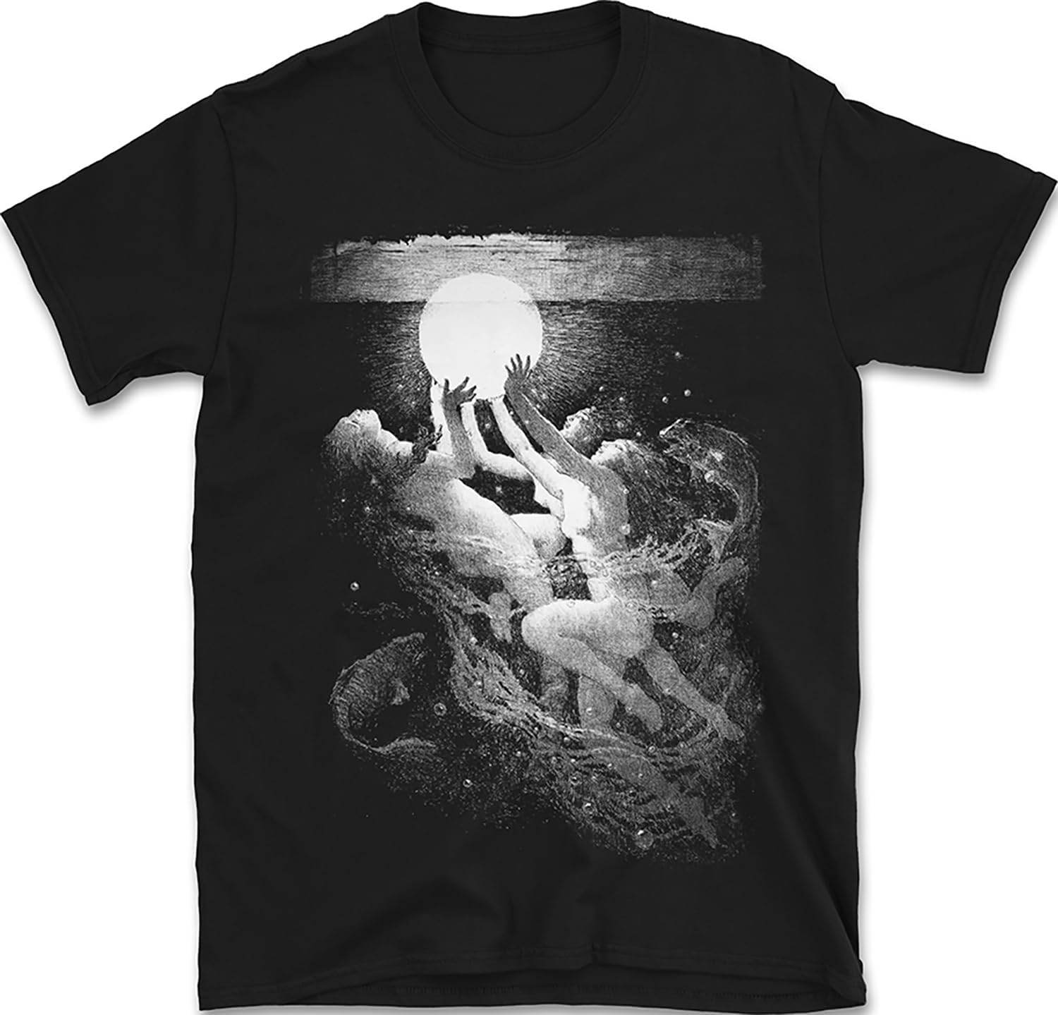 

Sunrise Water Nymphs T-Shirt | Mythical Realism Art Tee | 1920s Fantasy Painting Inspired Shirt 5XL різнокольоровий