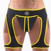Backless Snax Black-Yellow - Sparta's Harness - JockStrap