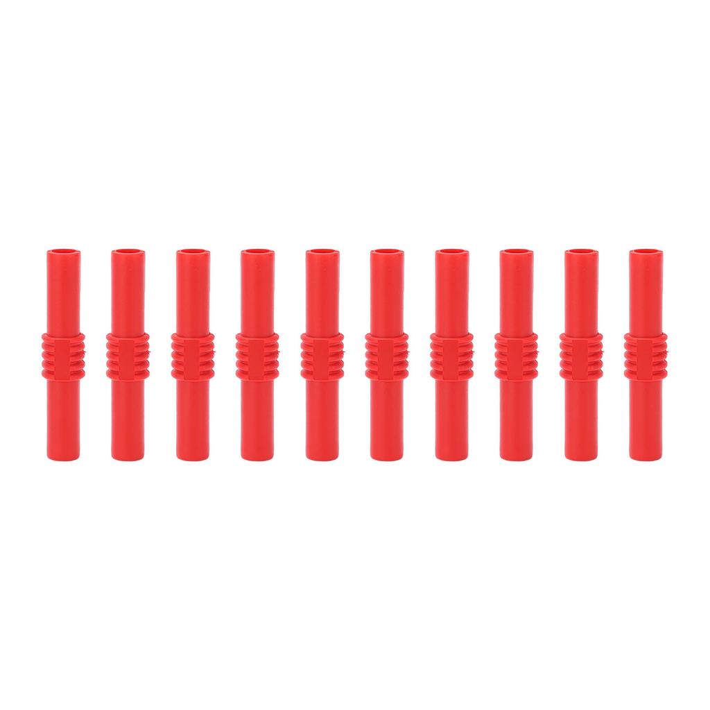 Insulated Banana Coupler Prevent Oxidation PVC Sheath Female To Female Banana Plug Socket for Electronics