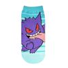 Small Planet Pokemon Character Border Socks, Gengar,