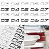 3D ABS Letters Car Rear Trunk Tailgate Side Fender Badge Emblem Sticker For D2 D3 D4 D5 D6 D7 D8 B2 B3 B4 B5 B6 B7 B8