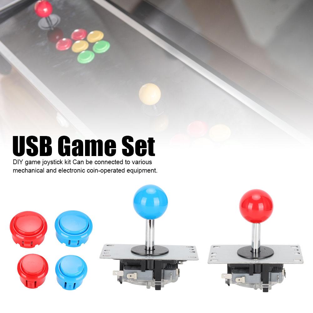 Game Accessory Joystick DIY USB Game Set for Win8 Win7 Vista XP 2000 98 Linux