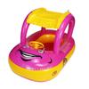 Baby Air Mattresses Swimming Ring Sunshade Baby Float Seat Inflatable Boat Swimming Ring Pool Water Fun Car Boat
