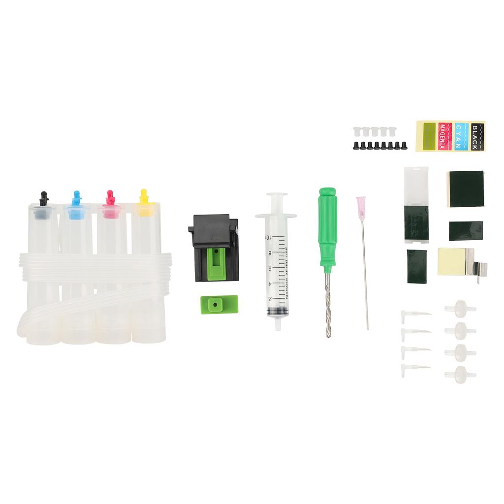 BHBL Tintenstrahldrucker Kontinuierliches Tintenzufuhrsystem Universelles Farb-CISS DIY-Kit Zubehör Ersatz für
