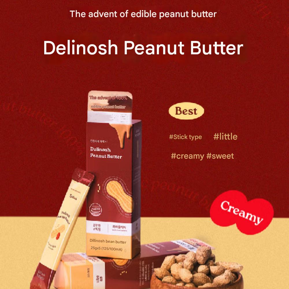 Delinosh Squeeze Peanut Butter Sticks 5 x 25g