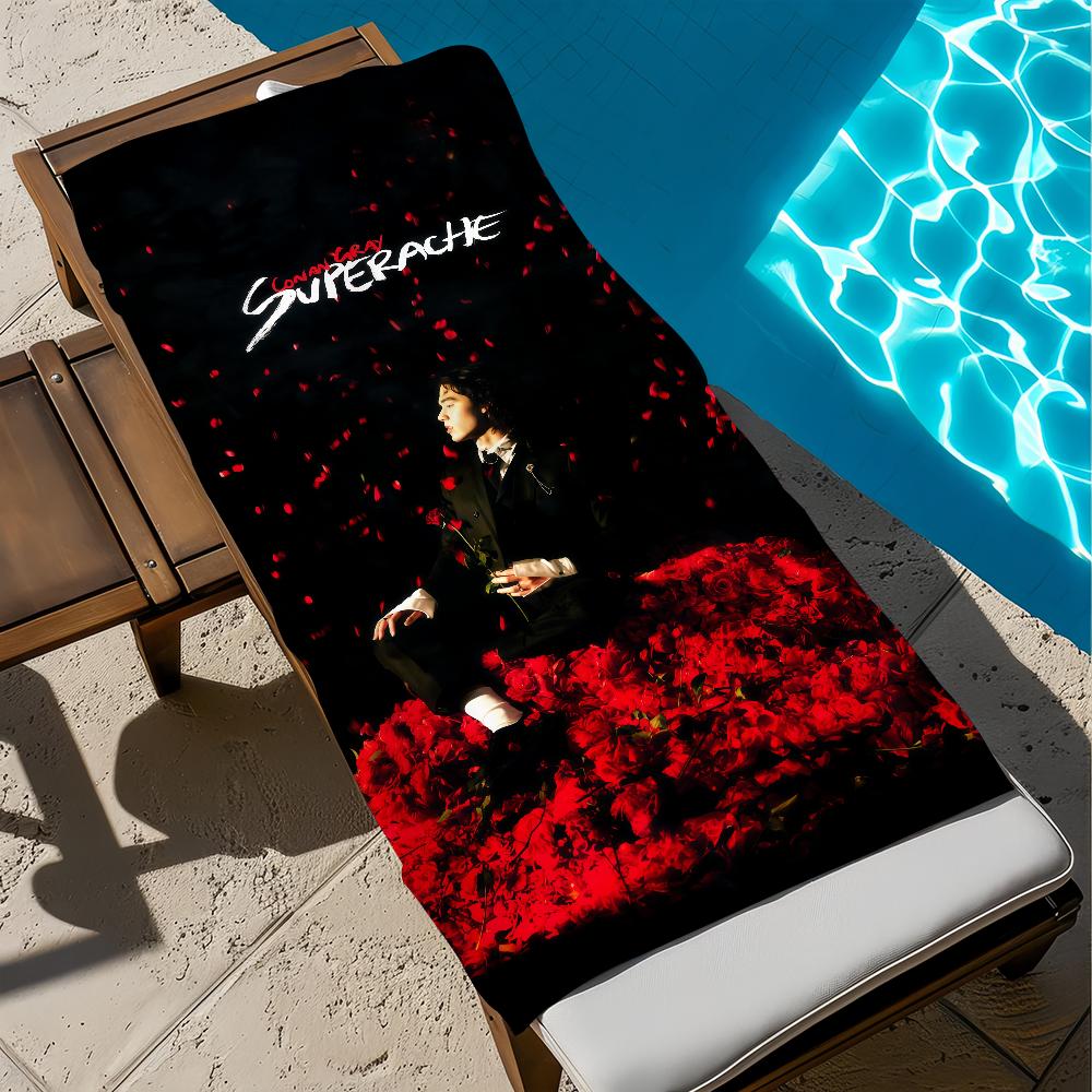 Singer C-Conan Towel Large Quick-Drying Microfiber soft Beach Towel for Travel Fitness Sauna Bathing Camping