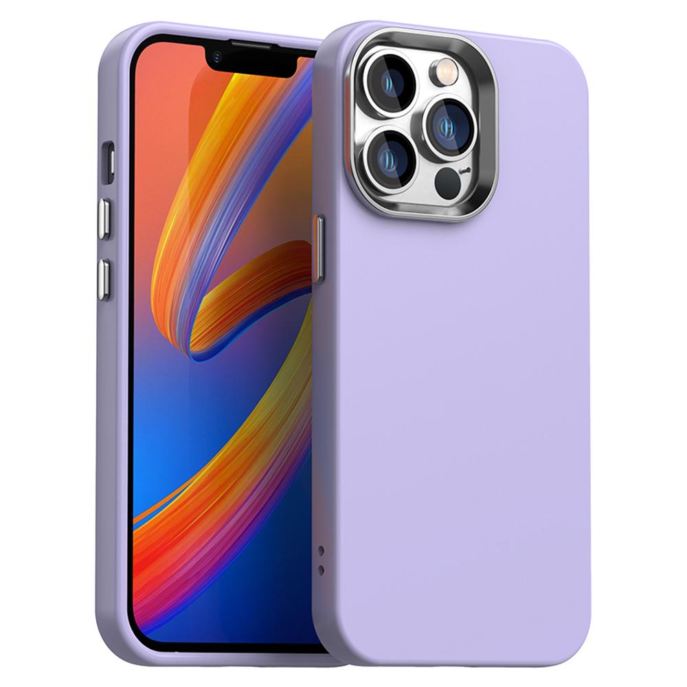 

For iPhone 12 Pro Max Case TPU+TPE Anti Drop Protection Phone Cover Purple