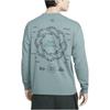 Nike T Shirts Men's Blue Crew Neck Moderate Straight Fit DN5141-041