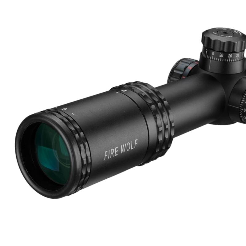 FIRE WOLF Silver 1-4X24 Polka Dot Dense Dot Sight Red Dot Hunting Belt Bracket Suitable for Hunting