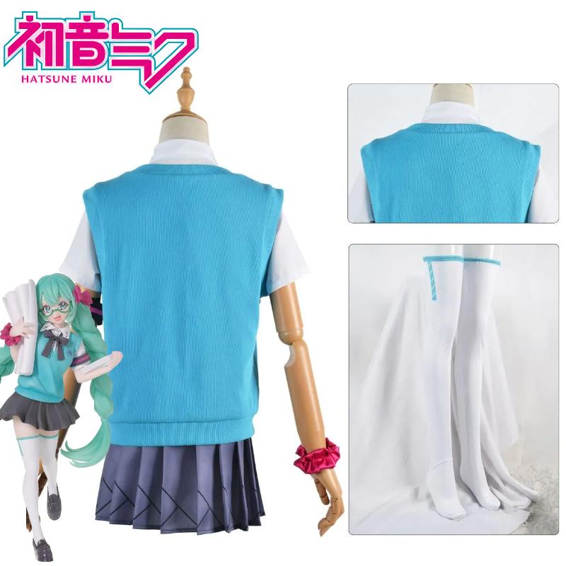 Miku 16th Hatsune Anniversary Cosplay Jk Uniform Costume Party Outfit Halloween