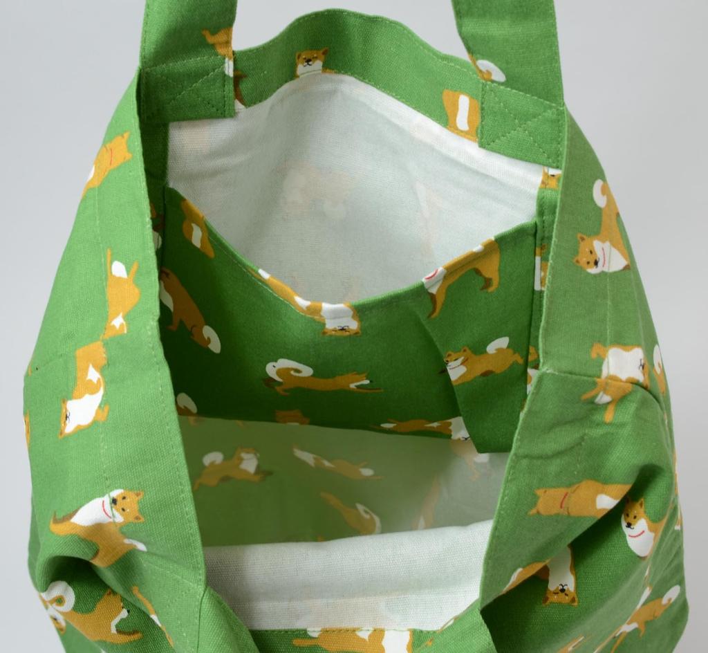 Friends Hill A4 Tote Bag, Shibata-san's Design, Green [VW-270-136]