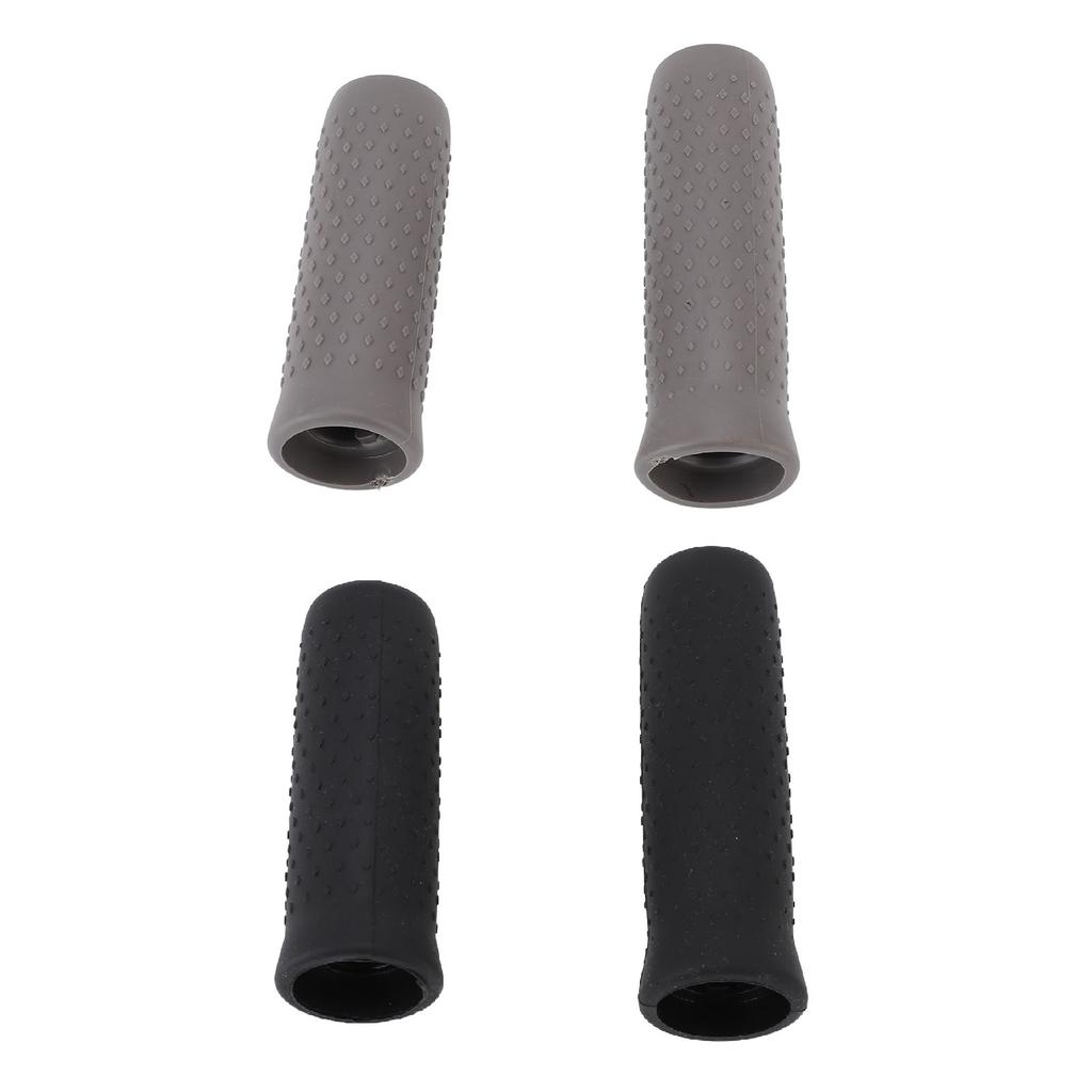 1 Pair Handlebar Grip Convex Particle Design Non Slip Comfortable Electric Scooter Handlebar Grip Re