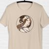 Art Nouveau Unisex T-shirt, Painting of a Woman by Alphonse Mucha, Vintage Clothing Gift for Her, Graphic T-shirt