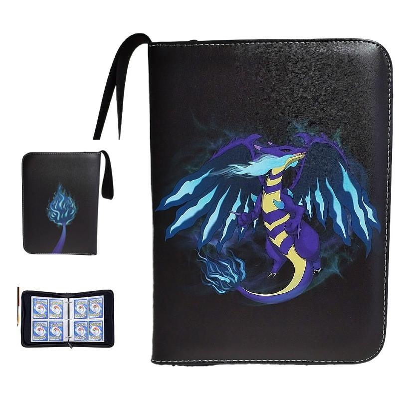 52 Style 400pcs Card Album 2x2 Loose-leaf Large Capacity Leather Anime Zipper Card Collection Photo Album