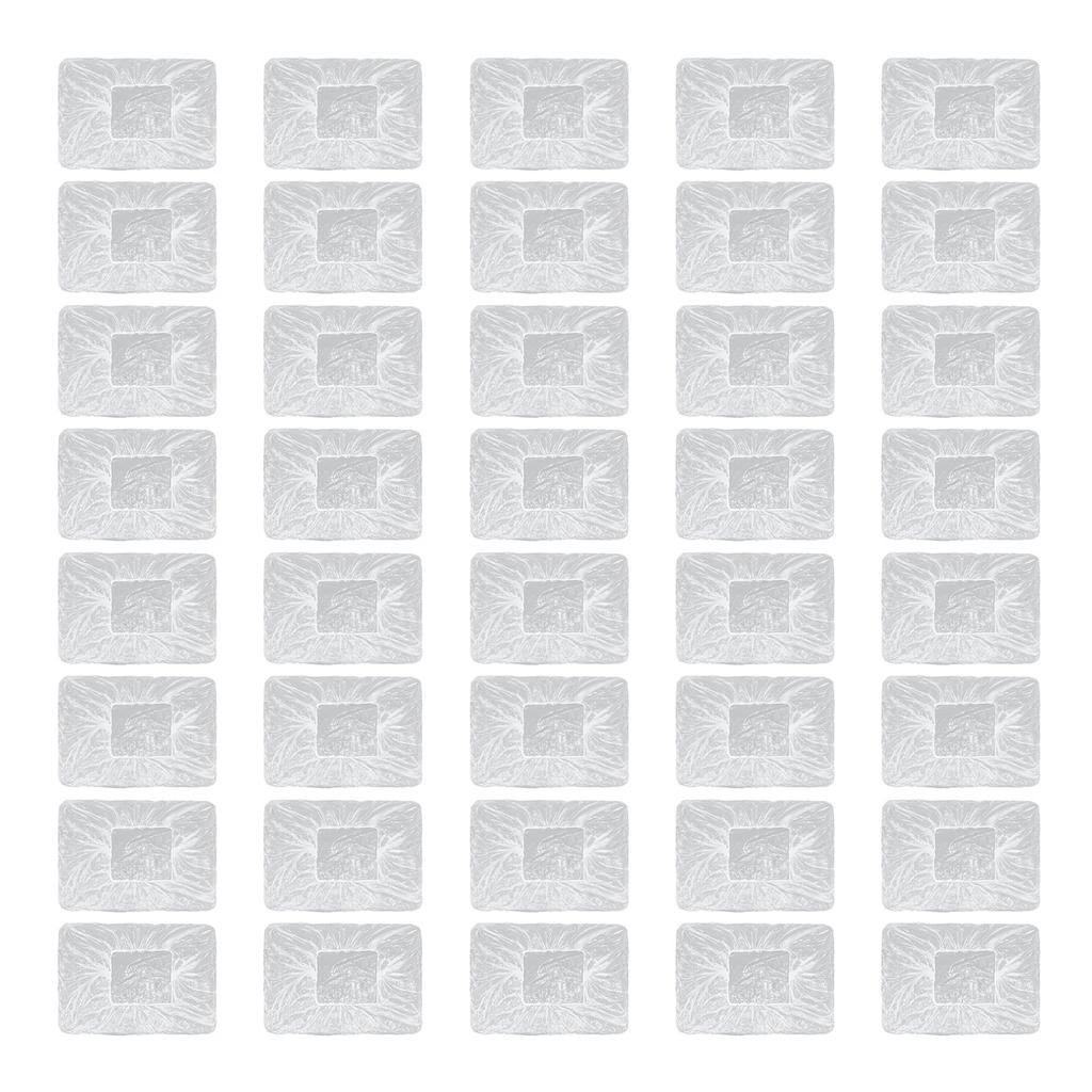 40 Pcs Paint Roller Tray Liners Transparent Reusable Paint Tray Liner Bag Covers with Elastic Edges