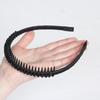 Nonslip Toothed Elastic Rhinestone Hair Hoops Glitter Trendy Hair Accessories for Women Graduation Ceremony Use