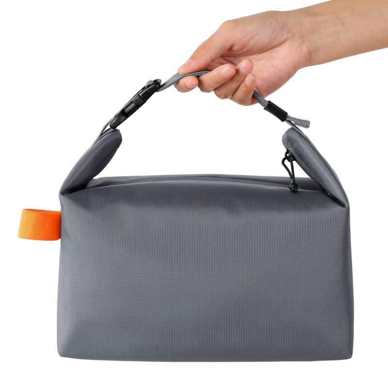 Fashionable and simple insulated bag, office worker, large capacity lunch box bag, student hand carrying bento bag.