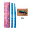 Glänzender Chamäleon Metallic Blau Eyeliner Gel Stift Lidschatten Mehrfarbig Augen Eyeliner Perlmuttfarben Polarisierte Glitzer Augen Pigment Make-up