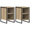 Nightstand 2 Pcs. Sonoma Oak 39.5 X 30 X 50 Cm Engineered Wood