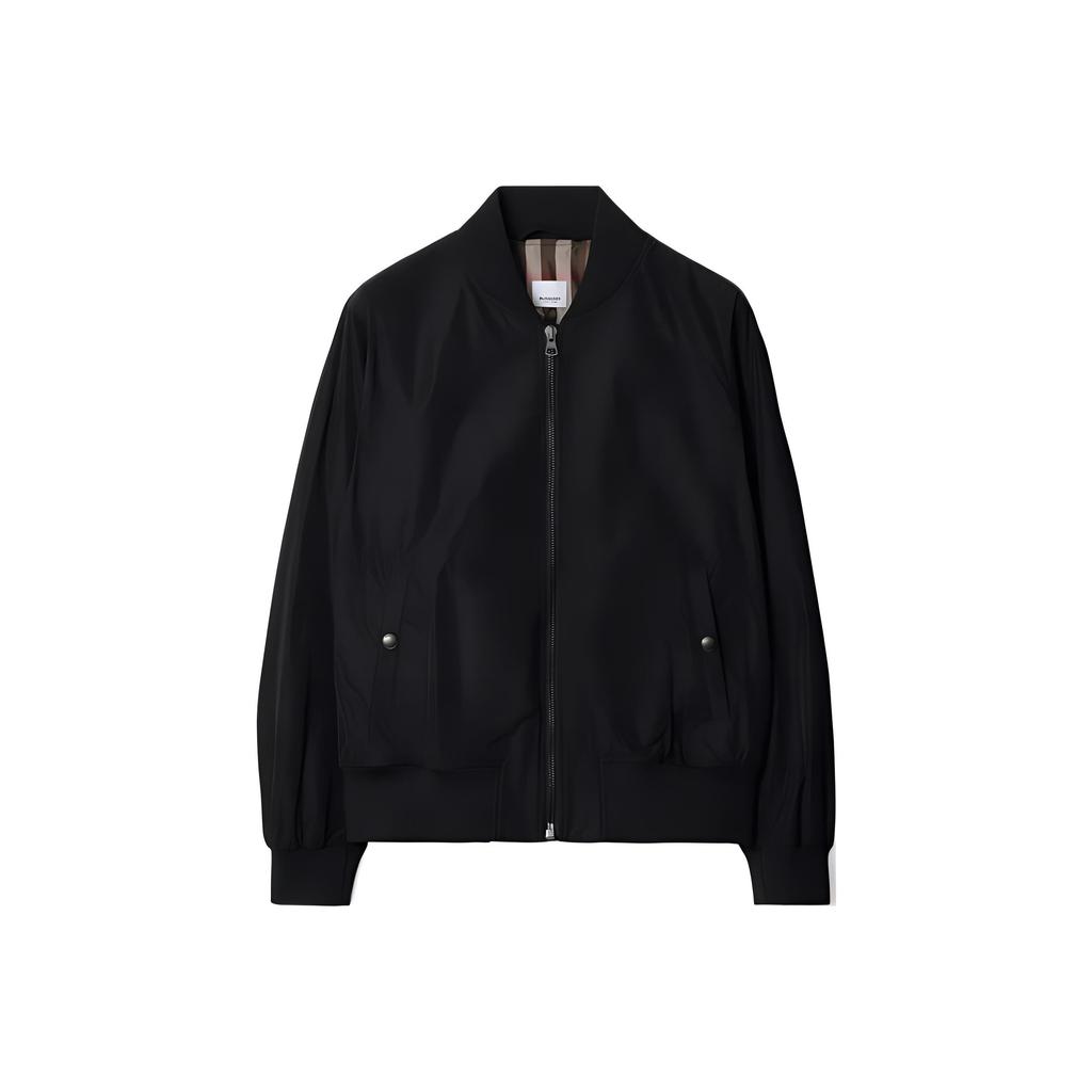 Burberry Baseball Jacket Men's Black 80842361