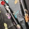 Women's High-End Black Butterfly Jacquard Vest Fabric - Chinese Style Decorative Yarn-Dyed Material