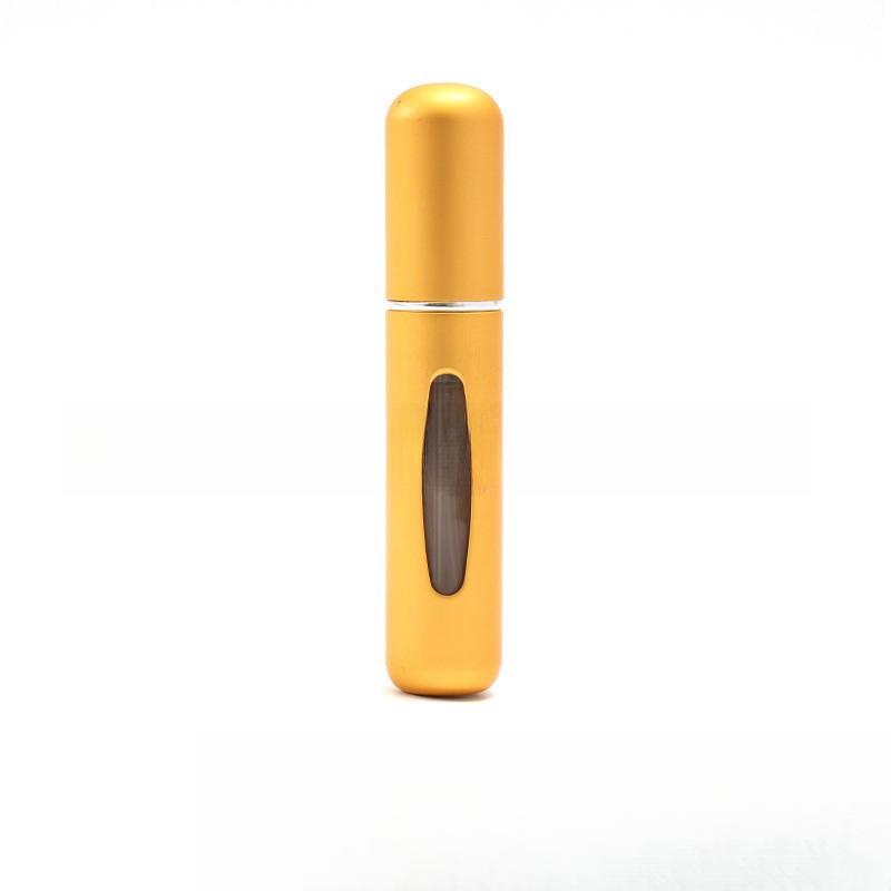 

1PC Portable 5ml Mini Self-Pumping Perfume Bottle Bottle Bottle Fillable Spray Bottle Aluminum Perfume Empty Bottle Random Colors